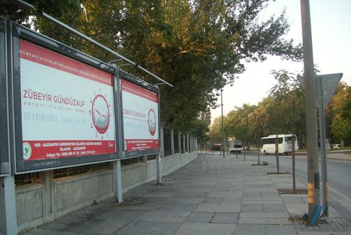 Zübeyir Gündüzalp paneli Ankara Bilboardlarında 2