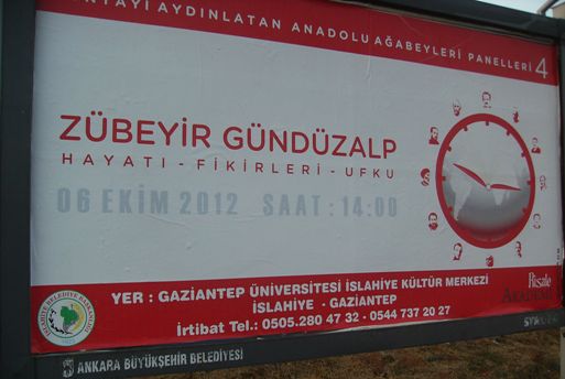 Zübeyir Gündüzalp paneli Ankara Bilboardlarında 3