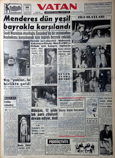 Said Nursi manşetlerin takibindeydi 13