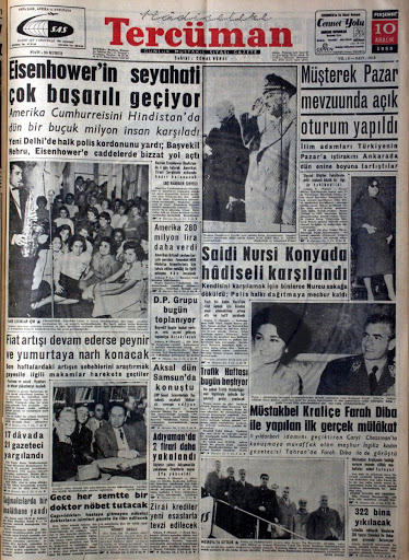 Said Nursi manşetlerin takibindeydi 14