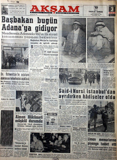 Said Nursi manşetlerin takibindeydi 24