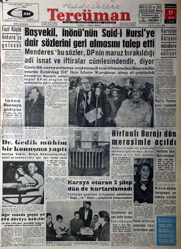 Said Nursi manşetlerin takibindeydi 33