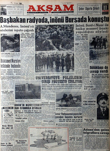Said Nursi manşetlerin takibindeydi 34