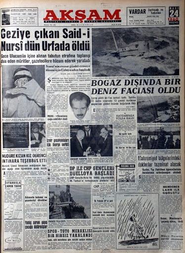 Said Nursi manşetlerin takibindeydi 39