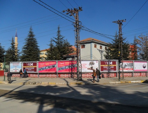 Isparta Kahramanları Sempozyumu bilboardlarda 1