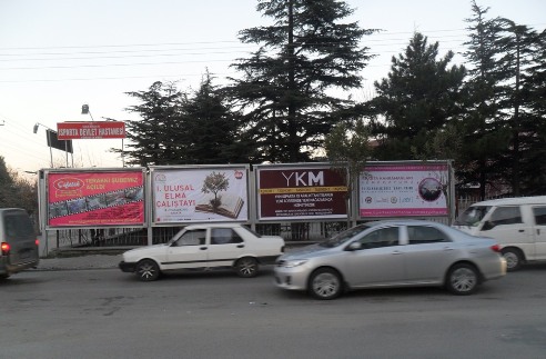 Isparta Kahramanları Sempozyumu bilboardlarda 10