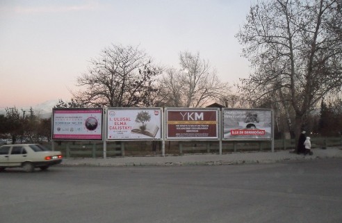 Isparta Kahramanları Sempozyumu bilboardlarda 12