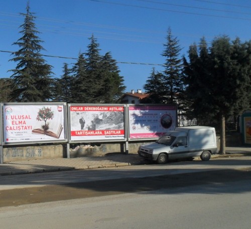 Isparta Kahramanları Sempozyumu bilboardlarda 2