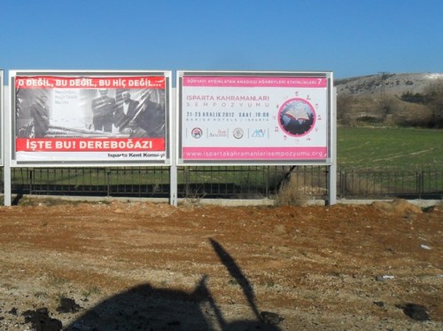 Isparta Kahramanları Sempozyumu bilboardlarda 4
