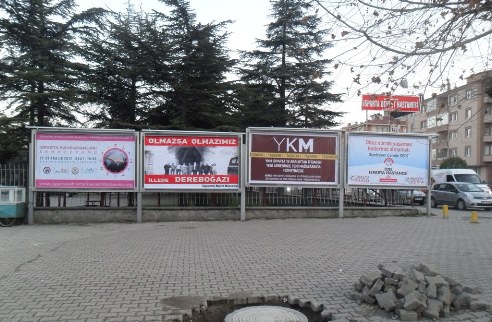 Isparta Kahramanları Sempozyumu bilboardlarda 9
