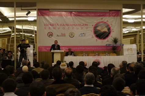 Isparta Kahramanları Sempozyumu açılış kareleri 2