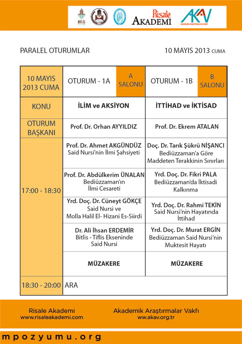 Adım Adım Said Nursi Bitlis Günleri programı 5