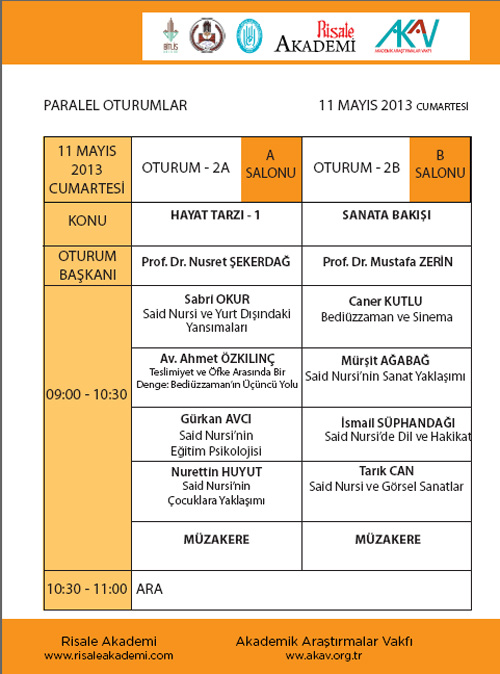 Adım Adım Said Nursi Bitlis Günleri programı 7