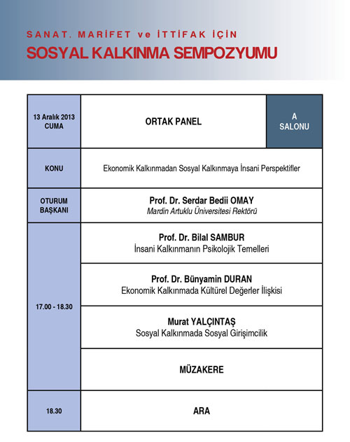 Risale-i Nur’un sosyal kalkınma reçetesi programı 3