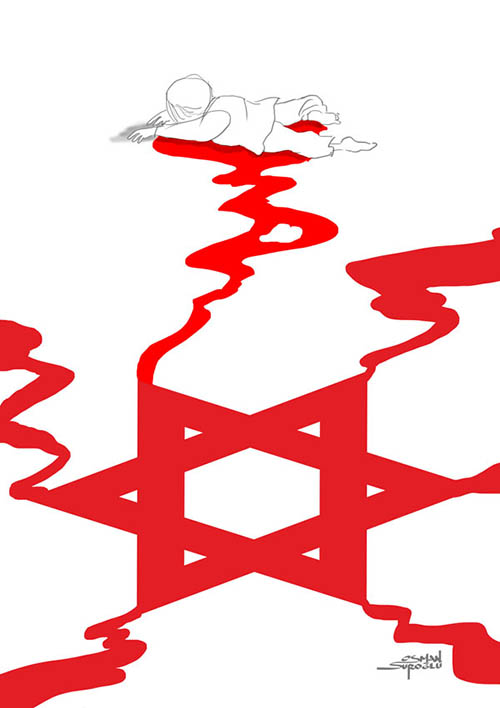 Karikatürler Gazze'yi anlatıyor 1