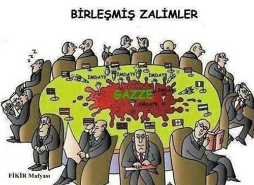 Karikatürler Gazze'yi anlatıyor 15