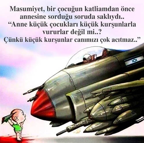 Karikatürler Gazze'yi anlatıyor 2