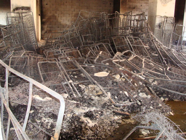 Bediüzzaman Külliyesi inşaatını da yaktılar 6