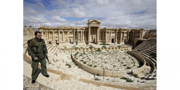 Uydudan Suriye'nin yıkılan tarihi 5