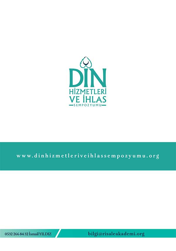 Din Hizmetleri ve İhlas Sempozyumu programı 15