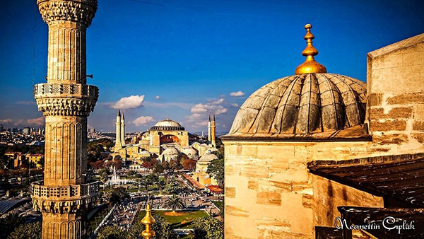 Sultanahmet Camii'nden Ayasofya'ya bakış 1