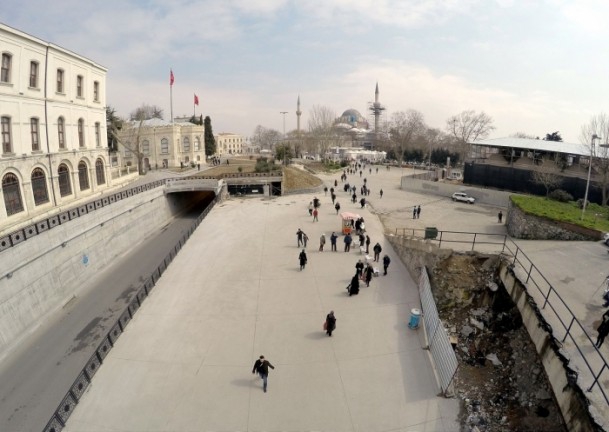 Tarihi Beyazıt Meydanı havadan görüntülendi 6