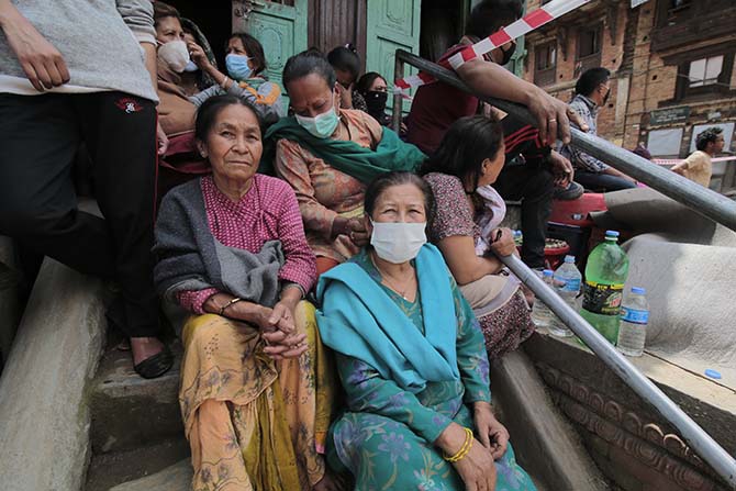 Nepal'in deprem sonrası fotoğrafları 1