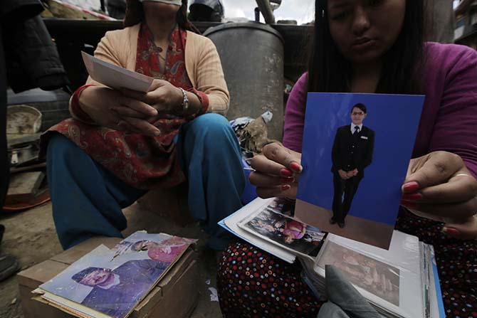 Nepal'in deprem sonrası fotoğrafları 12