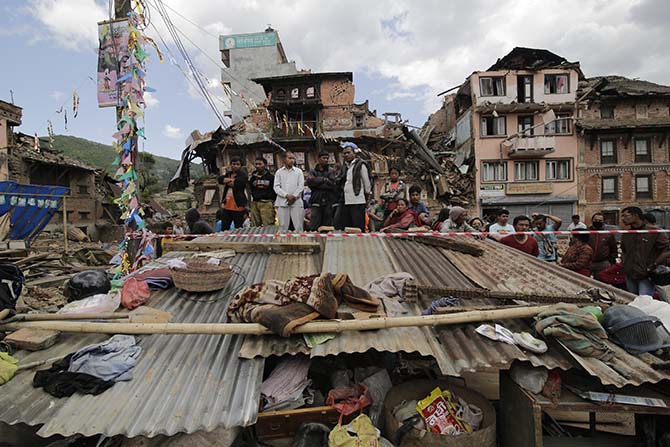 Nepal'in deprem sonrası fotoğrafları 15