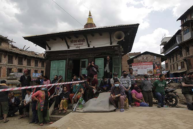Nepal'in deprem sonrası fotoğrafları 17