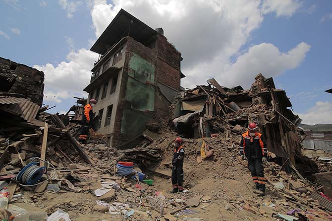 Nepal'in deprem sonrası fotoğrafları 2