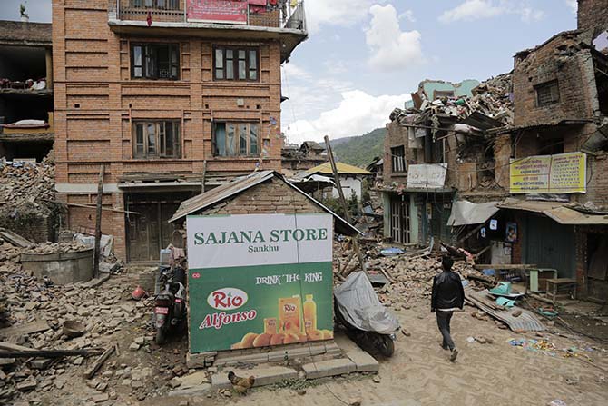 Nepal'in deprem sonrası fotoğrafları 22