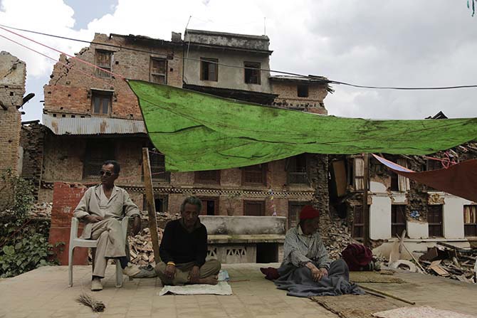 Nepal'in deprem sonrası fotoğrafları 23