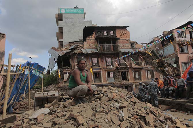 Nepal'in deprem sonrası fotoğrafları 3