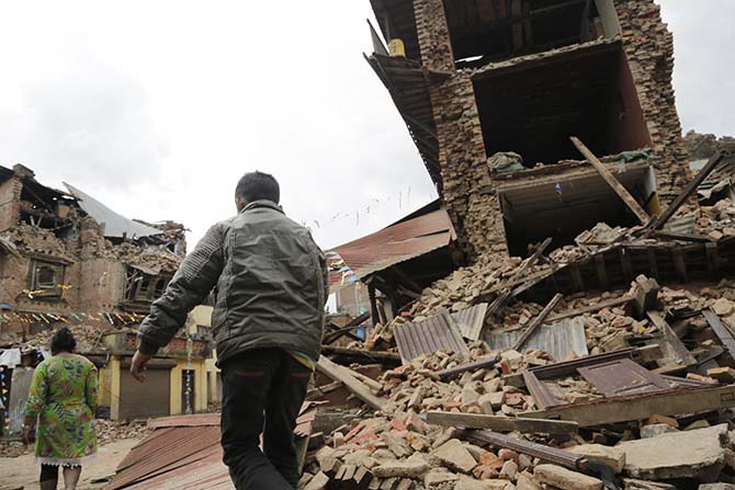 Nepal'in deprem sonrası fotoğrafları 30