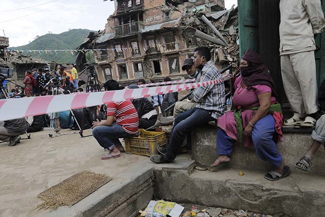 Nepal'in deprem sonrası fotoğrafları 31