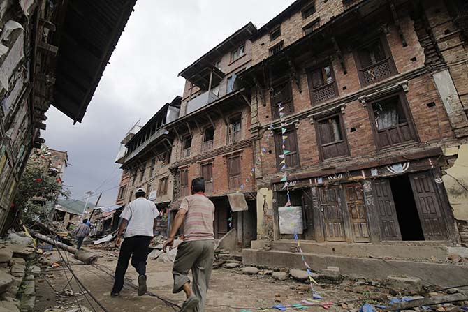 Nepal'in deprem sonrası fotoğrafları 32