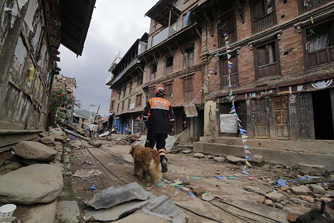 Nepal'in deprem sonrası fotoğrafları 33