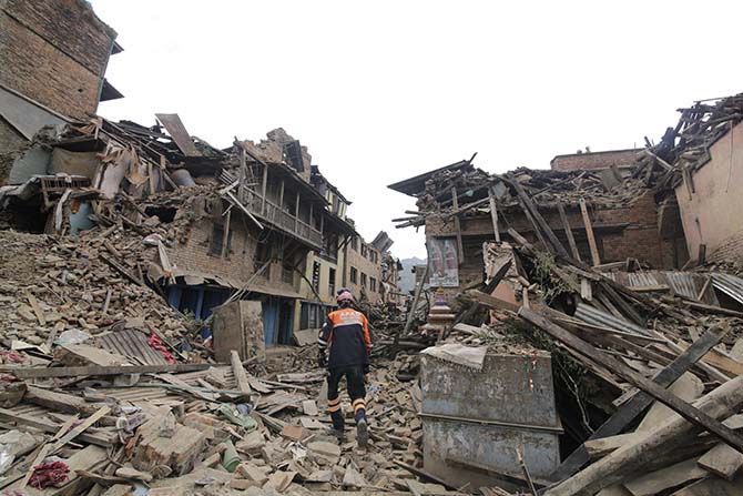 Nepal'in deprem sonrası fotoğrafları 38