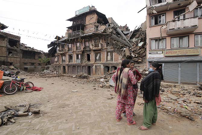 Nepal'in deprem sonrası fotoğrafları 40
