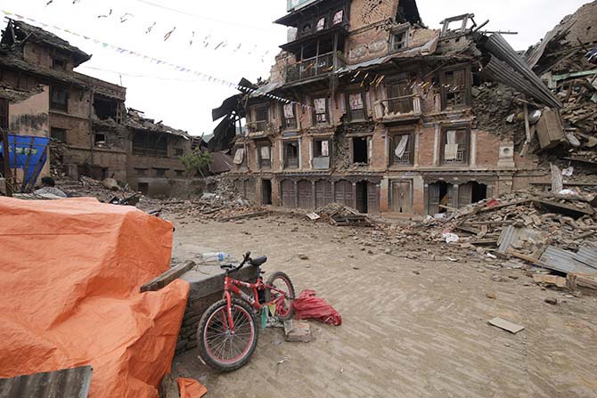 Nepal'in deprem sonrası fotoğrafları 41