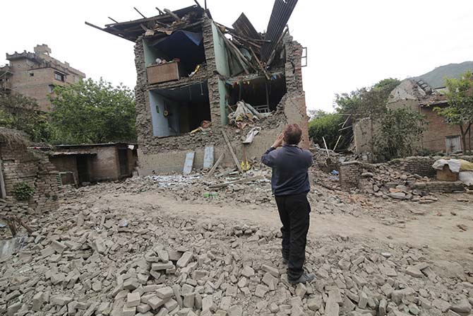Nepal'in deprem sonrası fotoğrafları 42