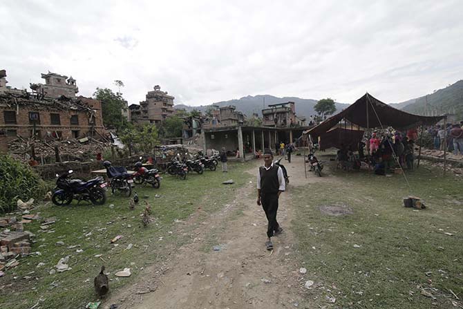 Nepal'in deprem sonrası fotoğrafları 43