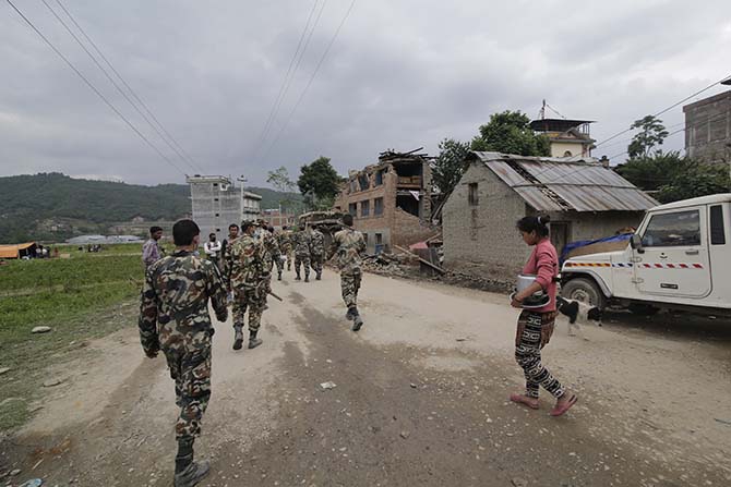 Nepal'in deprem sonrası fotoğrafları 46