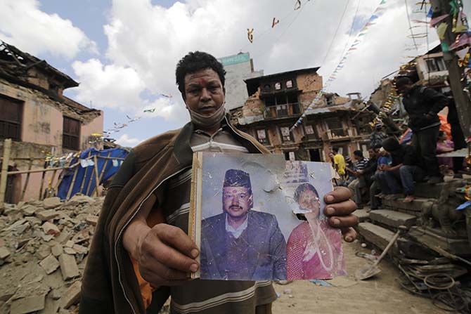 Nepal'in deprem sonrası fotoğrafları 5