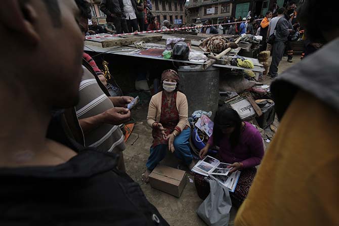 Nepal'in deprem sonrası fotoğrafları 6