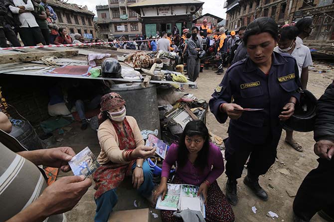 Nepal'in deprem sonrası fotoğrafları 7