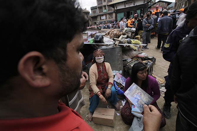 Nepal'in deprem sonrası fotoğrafları 8