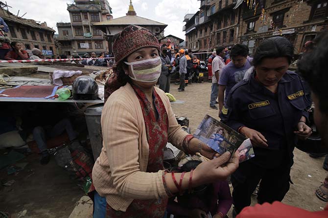 Nepal'in deprem sonrası fotoğrafları 9