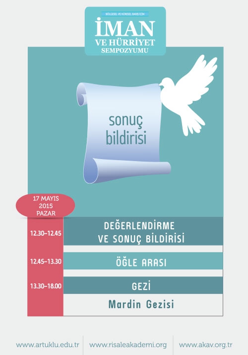 İman ve Hürriyet Sempozyumu belli oldu 12